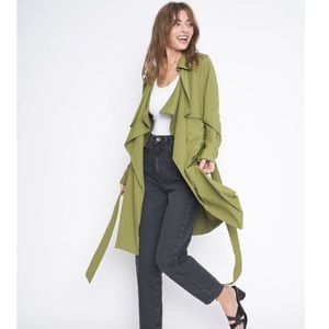 FRENCH MAUVE Barbara Flowy Trench